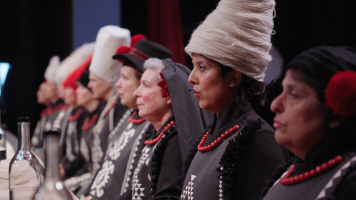 Full ensemble in BABA. Photo by Peter Ruocco